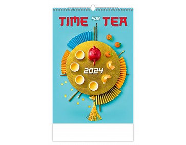 Nástěnný kalendář 2024 Kalendář Time for Tea