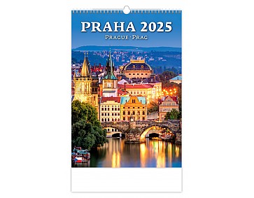 Nástěnný kalendář 2025 Kalendář Praha