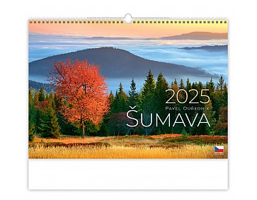 Nástěnný kalendář 2025 Kalendář Šumava