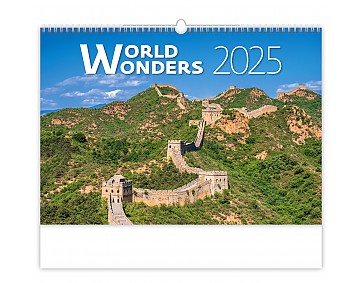 Nástěnný kalendář 2025 Kalendář World Wonders