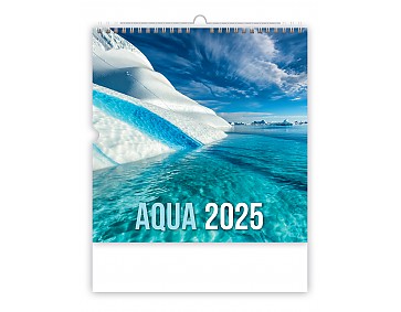 Nástěnný kalendář 2025 Kalendář Aqua