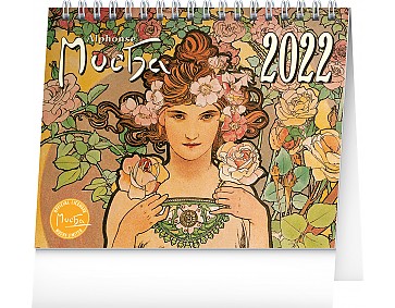 Stolní kalendář 2022 Alfons Mucha 