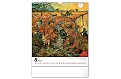 Nástěnný kalendář Vincent van Gogh 2024, 30 × 34 cm
