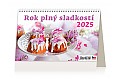 Stolní kalendář 2025 Rok plný sladkostí