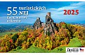 Stolní kalendář 2025 55 turistických NEJ Čech, Moravy a Slezska