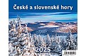 Stolní kalendář 2025 České a slovenské hory