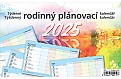 Stolní kalendář 2025 Týdenní rodinný plánovací kalendář