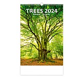 Nástěnný kalendář 2024 Kalendář Stromy