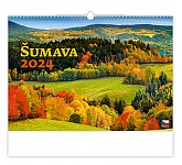 Nástěnný kalendář 2024 Kalendář Šumava