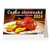 Stolní kalendář 2024 Česko-slovenská kuchařka