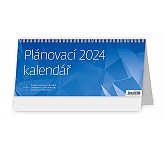 Stolní kalendář 2024 Plánovací kalendář MODRÝ