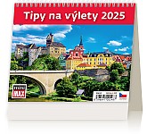 Stolní kalendář 2025 Tipy na výlety