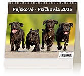 Stolní kalendář 2025 Pejskové/Psíčkovia