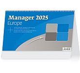 Stolní kalendář 2025 Plánovací kalendář Manager Europe