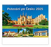 Nástěnný kalendář 2025 Kalendář Putování po Česku