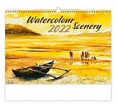 Nástěnný kalendář 2022 Watercolour Scenery