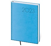 Týdenní diář A5 2023 Print Pop - světle modrá