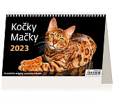 Stolní kalendář 2023 Kočky