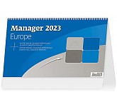 Stolní kalendář 2023 Plánovací kalendář Manager Europe