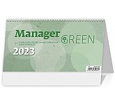 Stolní kalendář 2023 Plánovací kalendář Manager Green