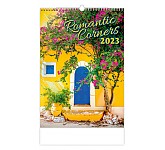 Nástěnný kalendář 2023 Kalendář Romantic Corners