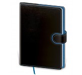 Zápisník Flip L černo/modrý