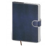 Zápisník Flip L modro/bílý